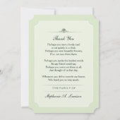 Daisy Flowers - Memorial en misschien gedicht Dank Kaart (Achterkant)