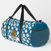 Daisy Flowers Ocean Blue Brown Aardappel Custom Plunjezak (Rechterhoek)