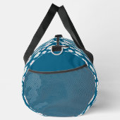 Daisy Flowers Ocean Blue Brown Aardappel Custom Plunjezak (Rechts)