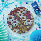 DAISY FLOWERS PAPIEREN BORDJE (Feest)