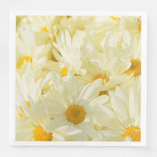 Daisy Flowers Papieren servetten (Voorkant)