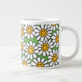 Daisy Flowers Pattern Grote Koffiekop (Rechts)