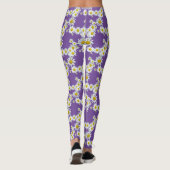 Daisy Flowers Pattern Legging (Achterkant)