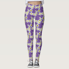 Daisy Flowers Pattern Legging
