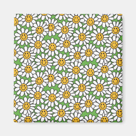 Daisy Flowers Pattern Magneet