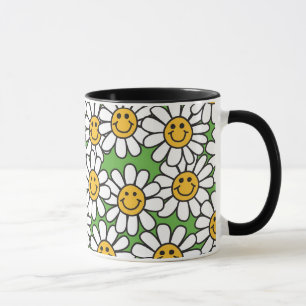 Daisy Flowers Pattern Mok