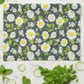 Daisy Flowers Pattern Theedoek (Gevouwen)