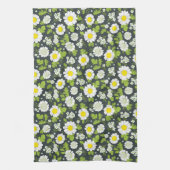 Daisy Flowers Pattern Theedoek (Verticaal)