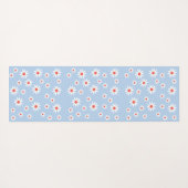 Daisy Flowers Pattern Yogamat (Achterkant (horizontaal))