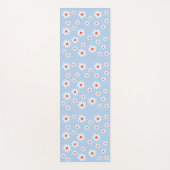 Daisy Flowers Pattern Yogamat (Voorkant)