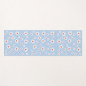 Daisy Flowers Pattern Yogamat (Voorkant (horizontaal))