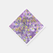 Daisy Flowers Polka Dot Zomer Bloemen Bloemen Bloe Servet (Hoek)