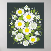 Daisy Flowers Poster (Voorkant)