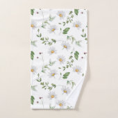 Daisy Flowers Prachtige Floral Print Bad Handdoek (Handdoek)