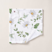 Daisy Flowers Prachtige Floral Print Bad Handdoek (Wasdoekje)
