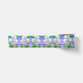 Daisy Flowers Satin Ribbon Spring Gift Satijnen Lint (Voorkant)