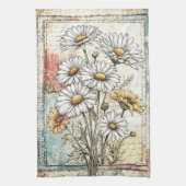 Daisy Flowers Schattige Patroon Theedoek (Verticaal)