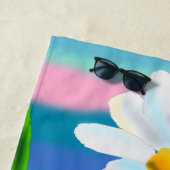 Daisy Flowers Strandlaken (In situ)