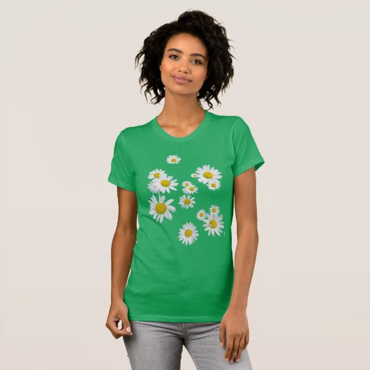 Daisy Flowers T-Shirt (Voorkant volledig)