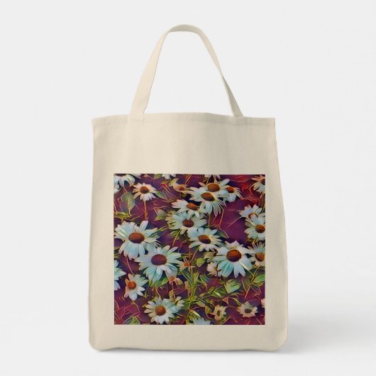 DAISY FLOWERS TOTE BAG (Achterkant)
