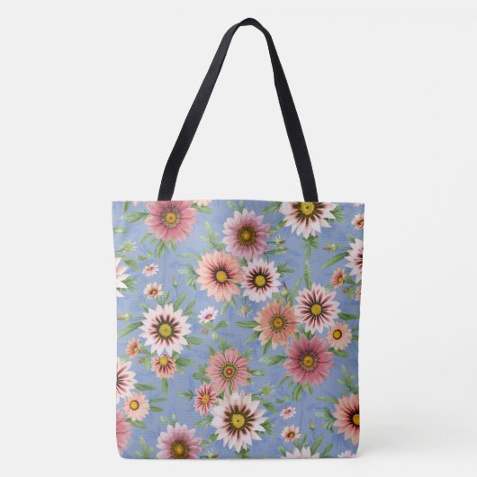 Daisy Flowers Tote Bag (Voorkant)