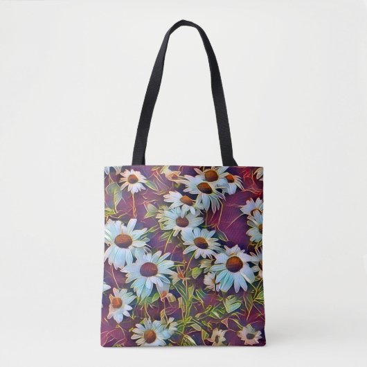 DAISY FLOWERS TOTE BAG (Voorkant)