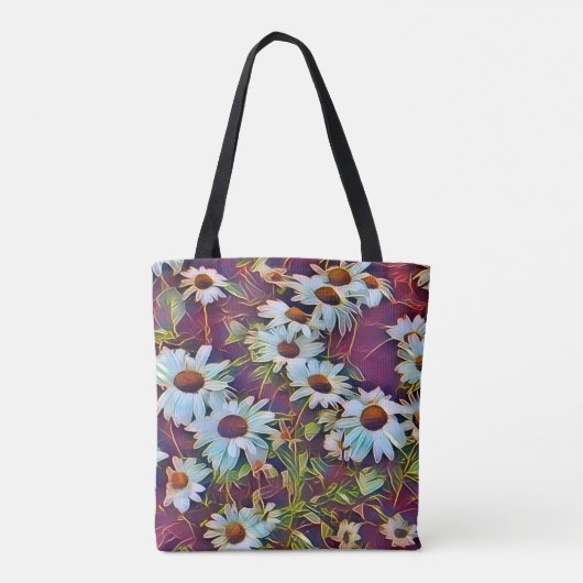 DAISY FLOWERS TOTE BAG (Achterkant)
