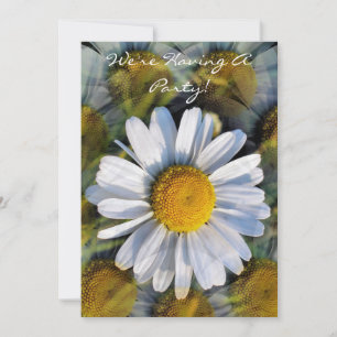 DAISY FLOWERS-uitnodiging