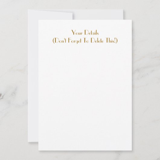 DAISY FLOWERS-uitnodiging (Achterkant)