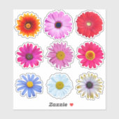 Daisy Flowers Vinyl Sticker (Vel)