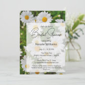 Daisy Flowers Vrijgezellenfeest Kaart (Staand voorkant)