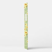 Daisy Flowers: Waterverf donker naadloos. Case-Mate iPhone Case (Achterkant / Rechts)