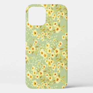 Daisy Flowers: Waterverf donker naadloos. Case-Mate iPhone Case