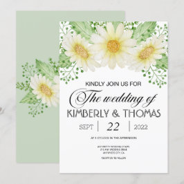 Daisy Flowers Waterverf Weddenschap