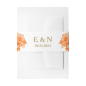 Daisy Flowers Wedding Belly Band Uitnodigingen Wikkel (Voorkant Voorbeeld)