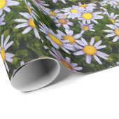 Daisy Flowers, White Yellow Flower, Natuur Daisies Cadeaupapier (Rol Hoek)
