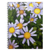 Daisy Flowers, White Yellow Flower, Natuur Daisies Notitieboek (Voorkant)