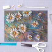 Daisy Flowers  Wildflower Floral Natuur Art Tissuepapier (Craft)
