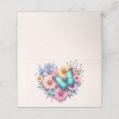 Daisy Flowers with a Beautiful Butterfly Plaatskaartje (Buitenkant ongevouwen)