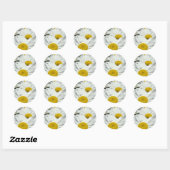 Daisy Flowers Witte stickers Daisies Bloemen op ma (Vel)