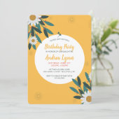Daisy Focus Uitnodiging (Staand voorkant)