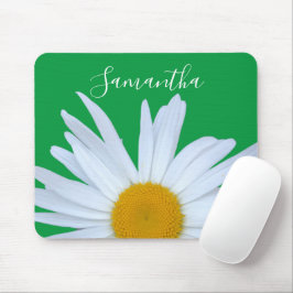 Daisy Foto Kelly Green Elegant Wit Script Muismat