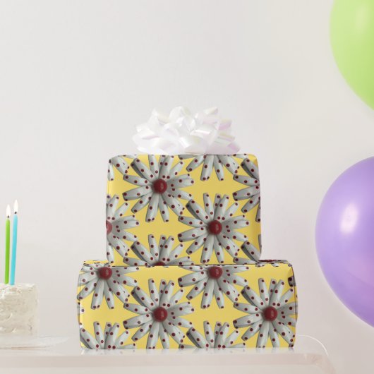 Daisy Fresh Flower Mode Floral Spring Summer Cadeaupapier (Feestgeschenken)