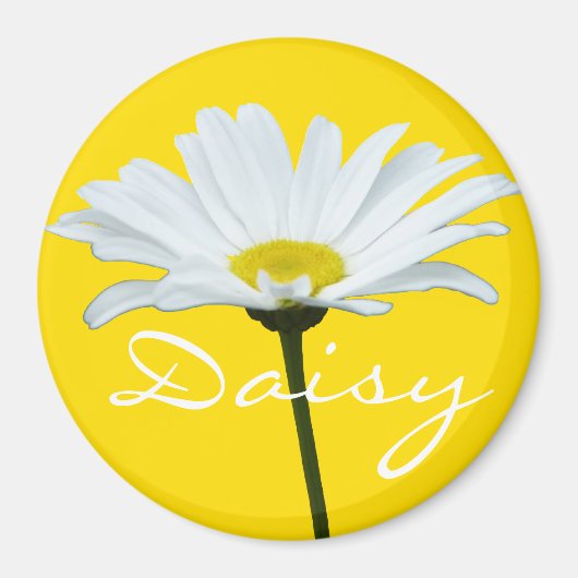 Daisy Fridge Magnet Cheerful Flower Daisy Gifts (Voorkant)