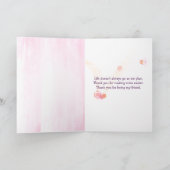 Daisy Friend Dank je wel Kaart (Binnen)