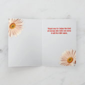 Daisy Friendship & Appreciation Valentine's Day Feestdagen Kaart (Binnen)