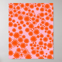 Daisy Garden 03 Sinaasappel en roze