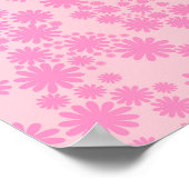 Daisy Garden 04 Pink Poster (Hoek)
