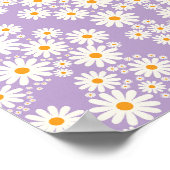Daisy Garden 05 Paarse Poster (Hoek)