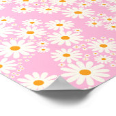 Daisy Garden 09 Baby Pink Poster (Hoek)